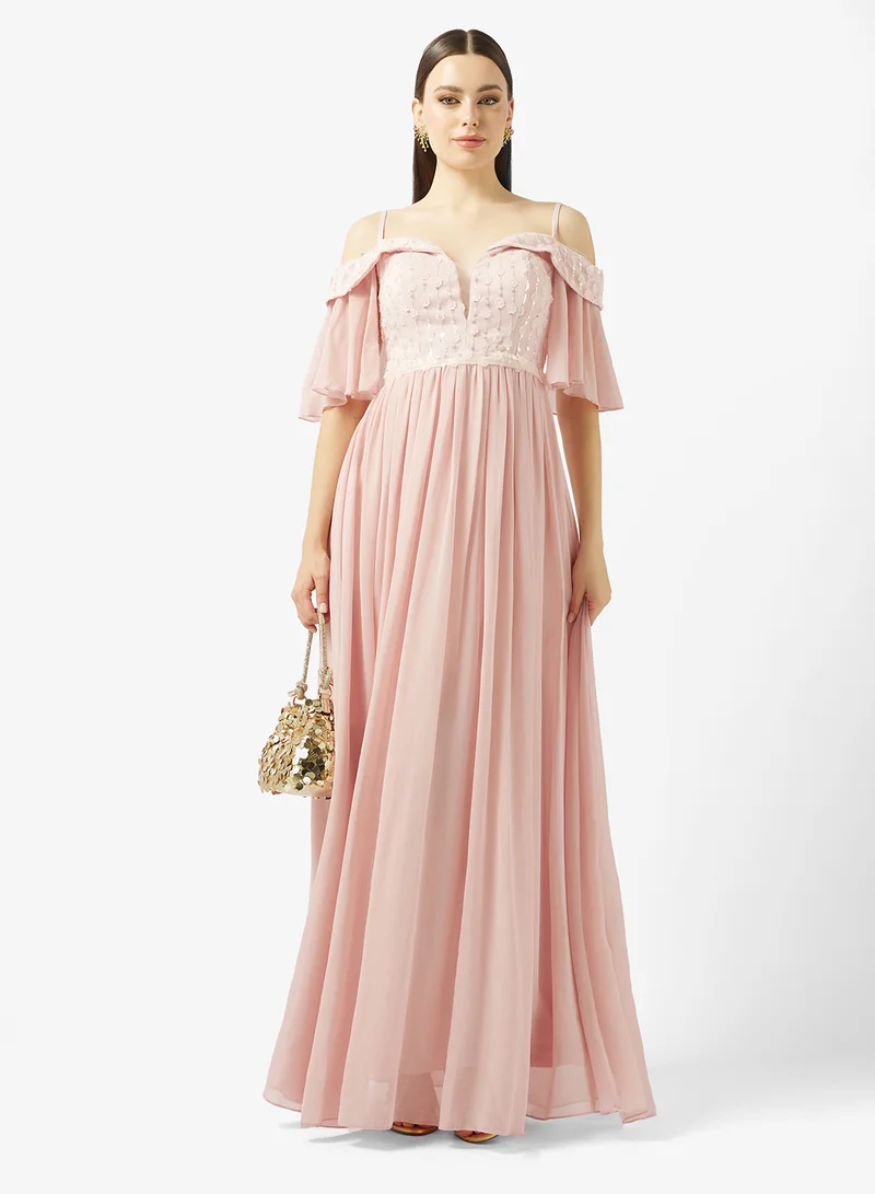 Ella Limited Edition  Off Shoulder A-line Dress for Women | Best Price UAE